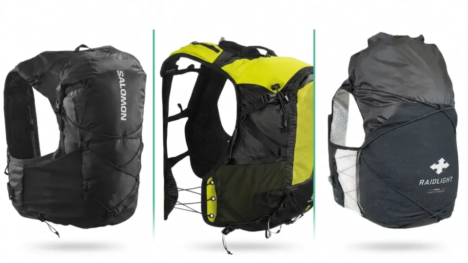 Bannière comparatif sacs de trail en itinérance