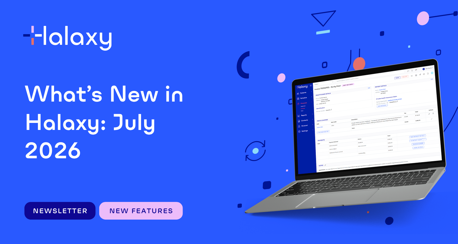 What's New in Halaxy: July 2026