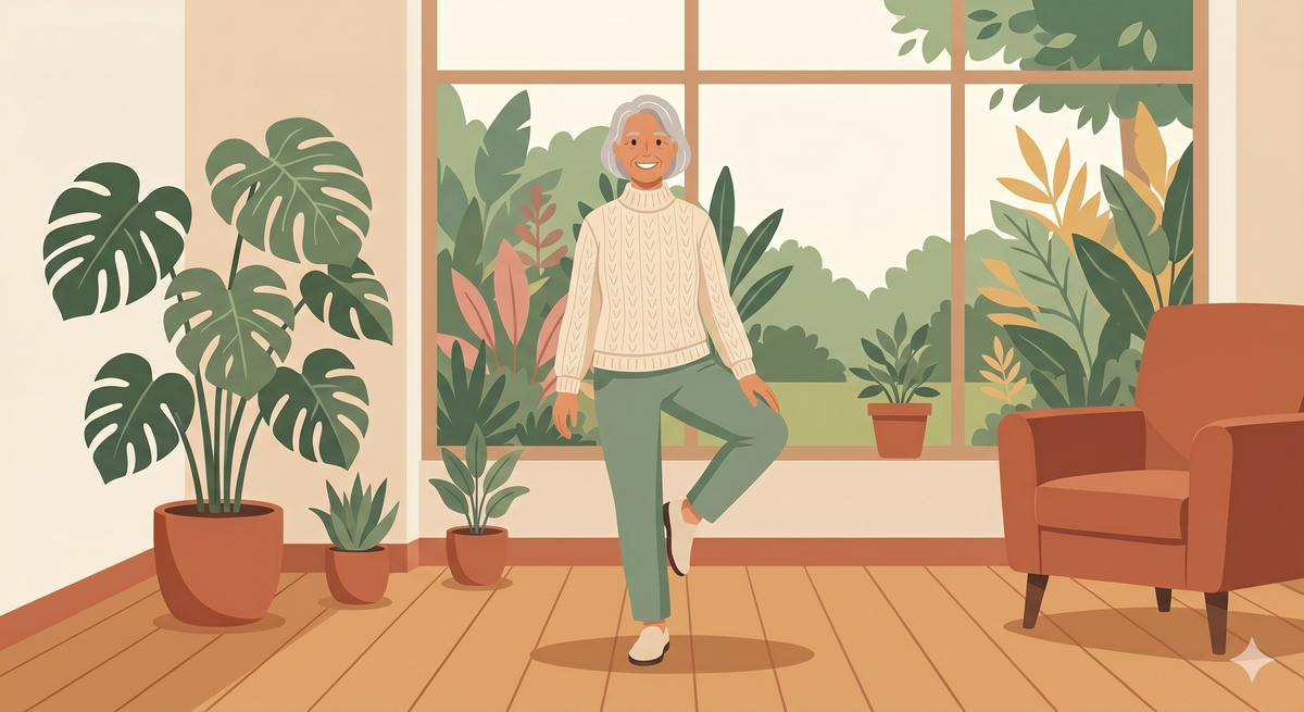 Évaluez votre longévité active après 50 ans : 5 tests fonctionnels à faire chez vous