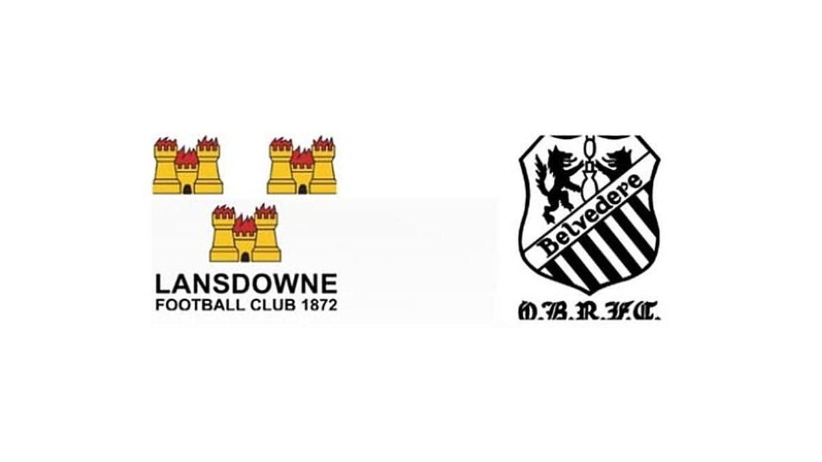 Lansdowne FC and Old Belvedere RFC crests