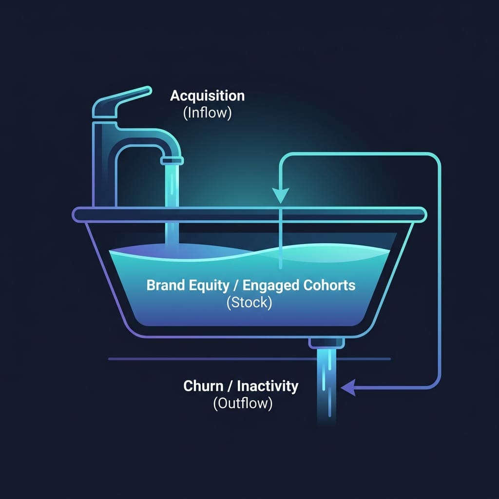 The Bathtub Model of Retention