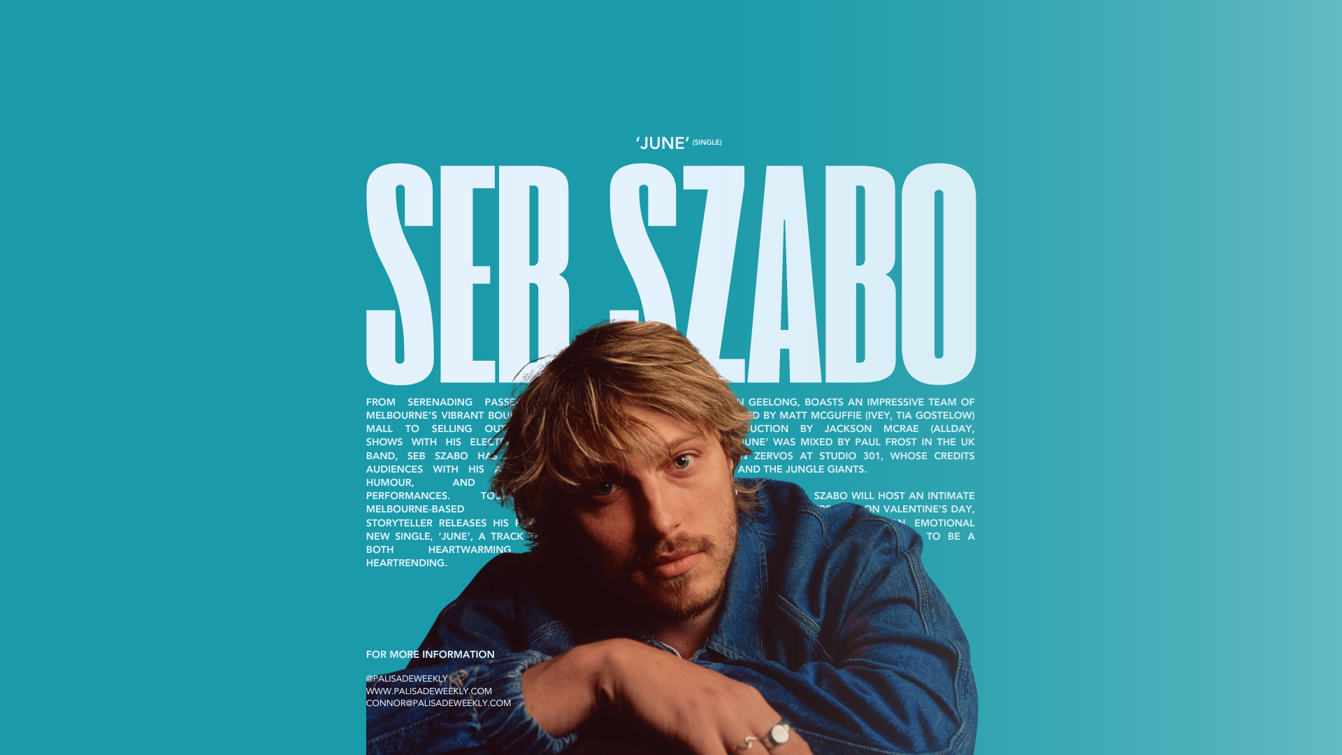 Seb Szabo Unveils New Single 'June' A Bittersweet Ode to Love and Memory