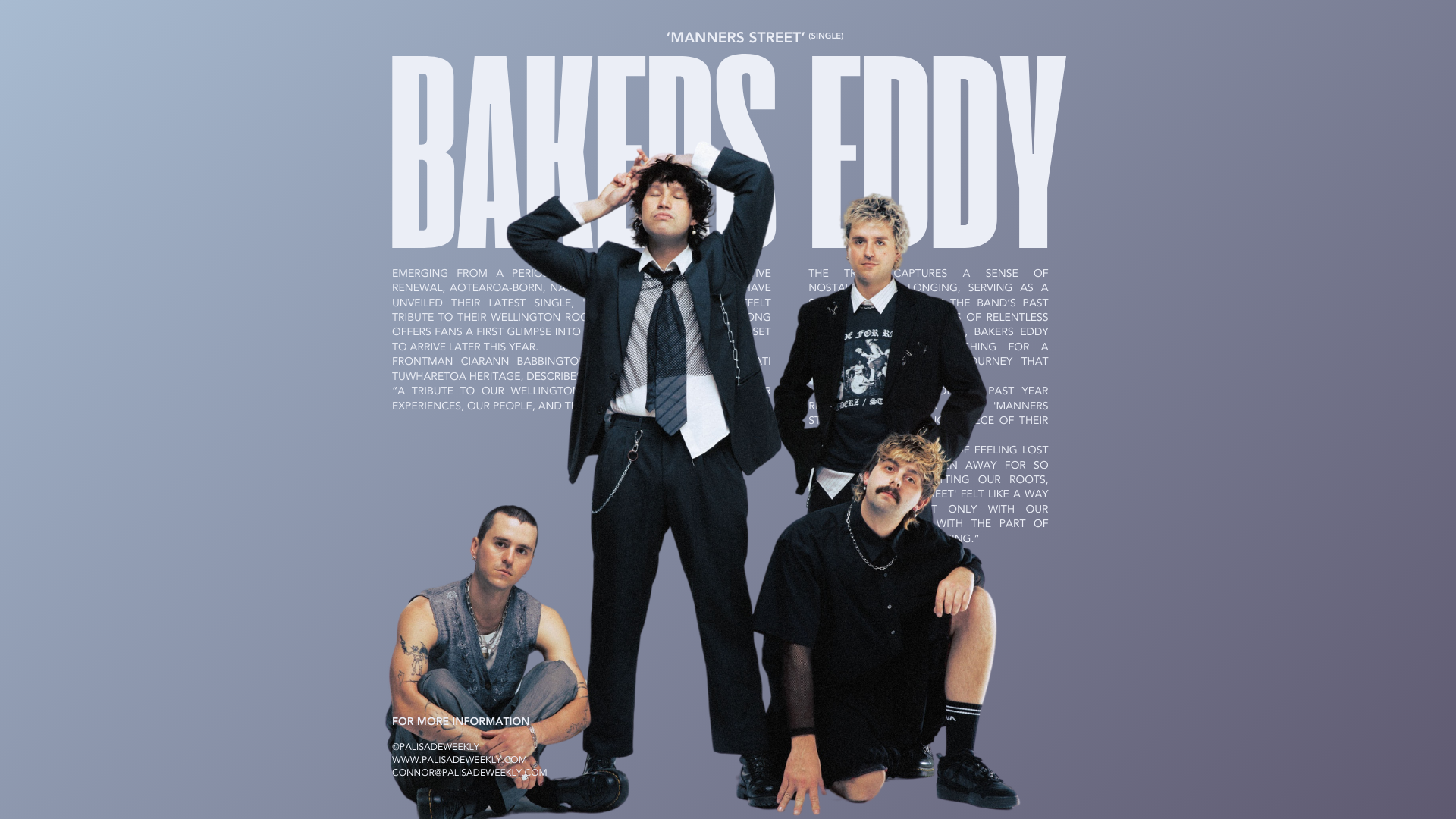 Bakers Eddy Pay Tribute to Their Hometown with Nostalgic New Single ‘Manners Street’