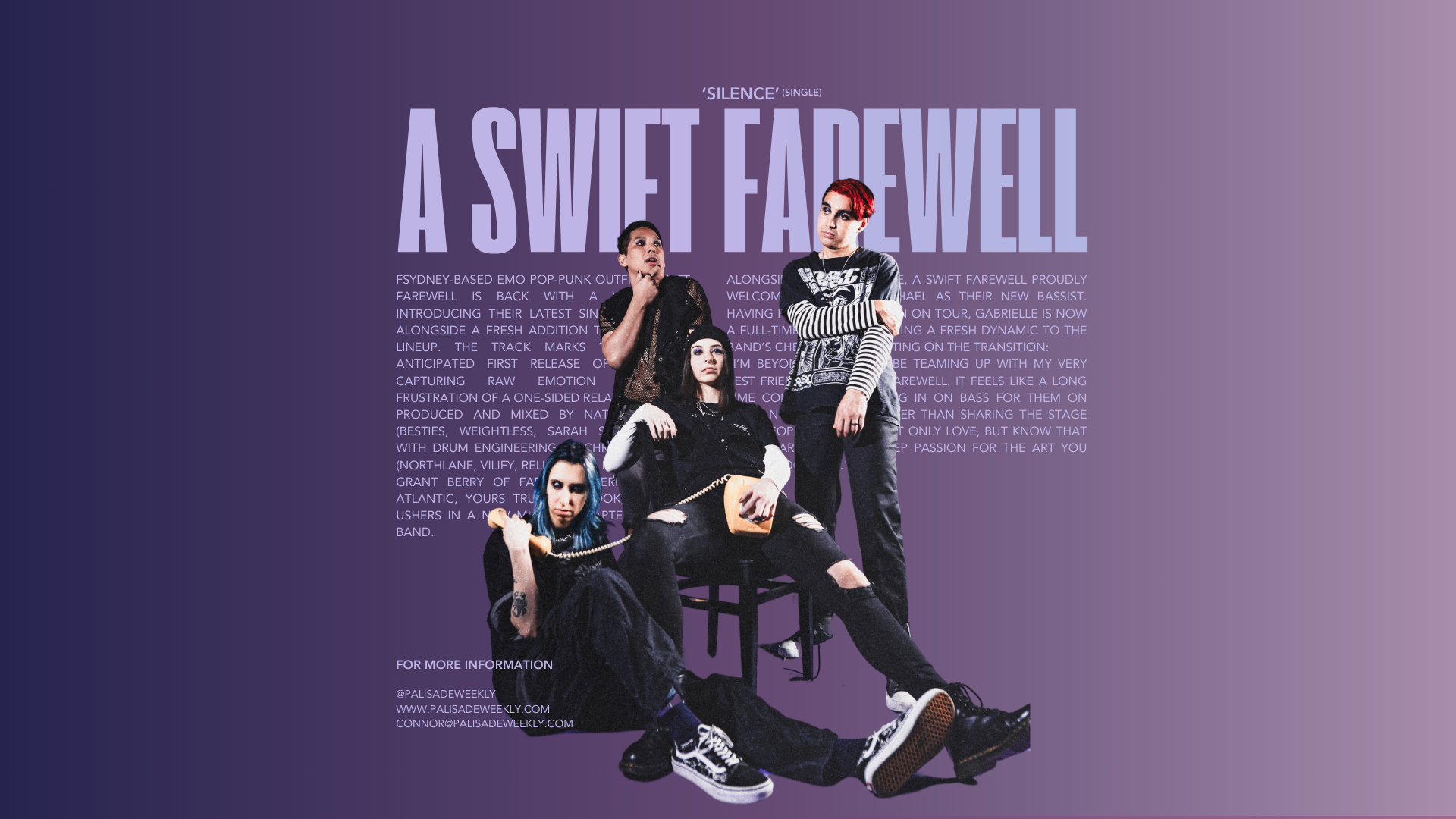 A Swift Farewell Unleashes Emotional New Single 'Silence' Alongside Exciting Lineup Change