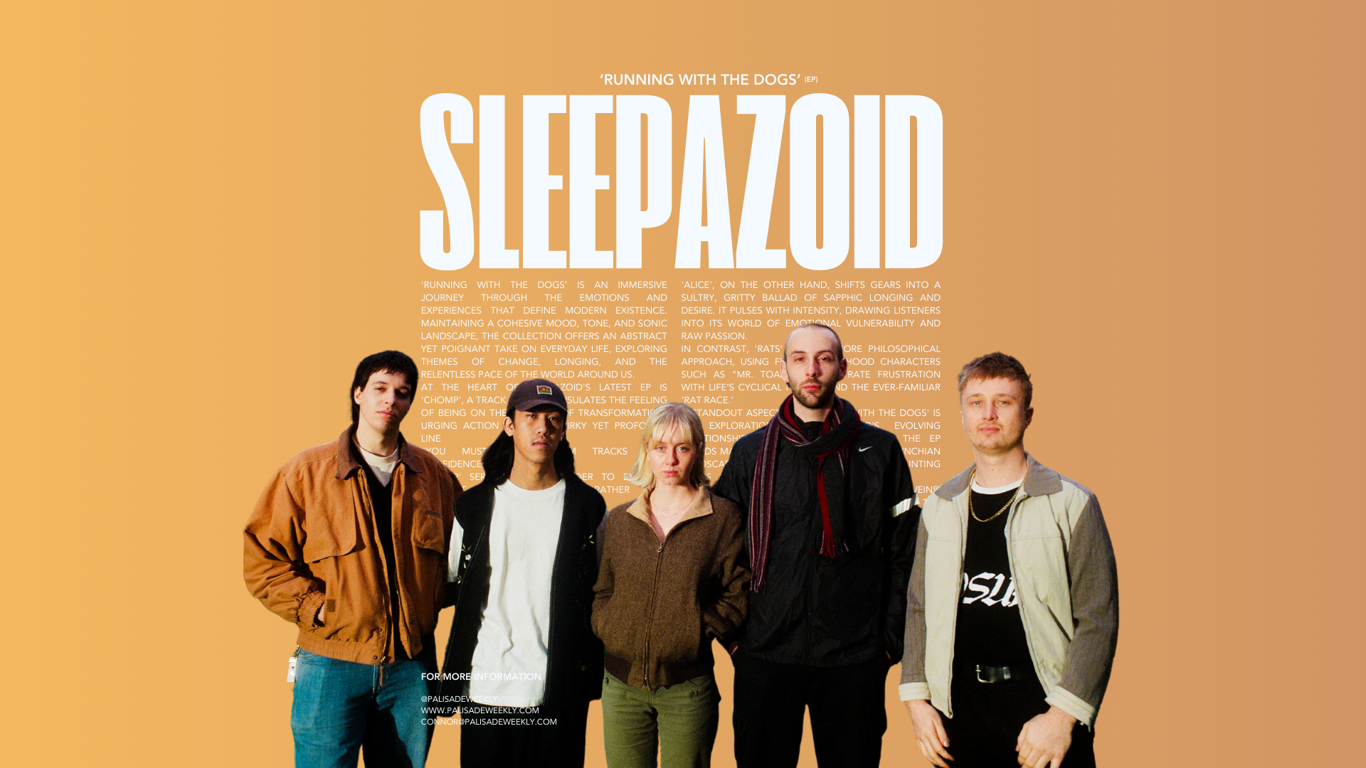 Sleepazoid's 'Running with the Dogs': A Sonic Exploration of Change and Modern Life