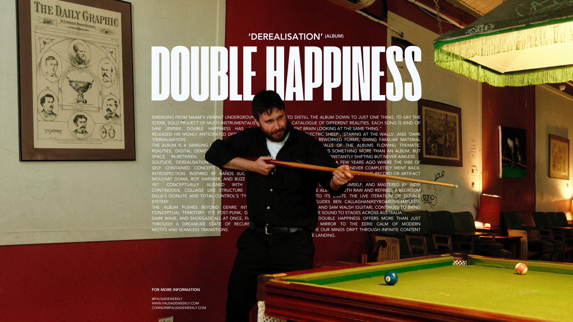 Double Happiness Offers a Sonic Escape with Debut Album 'Derealisation'