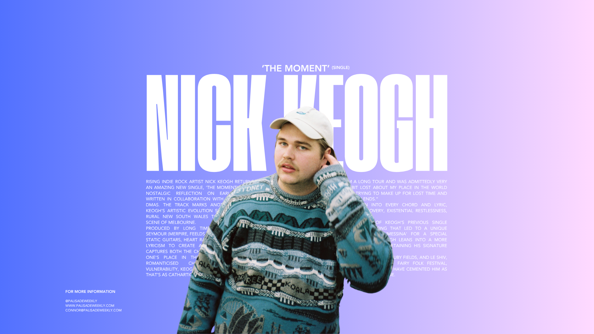 Nick Keogh Unveils Stirring Indie Rock Anthem ‘The Moment’