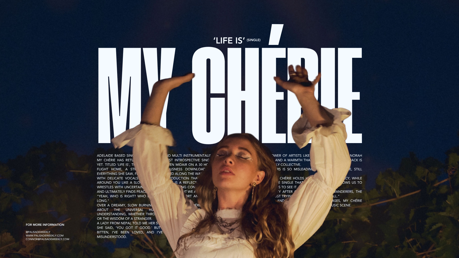 My Chérie Explores the Beauty and Fragility of Existence in Her New Single "Life Is"