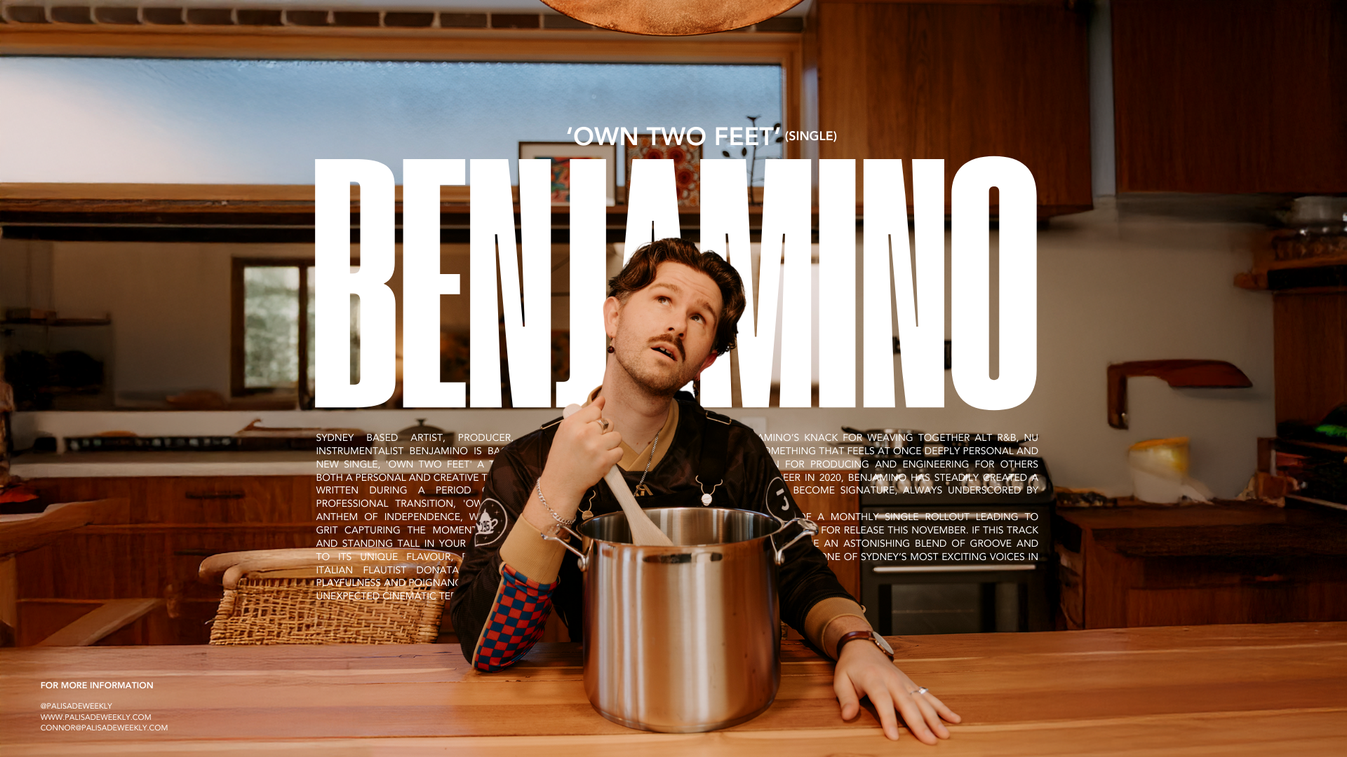 Benjamino Steps Into Independence with New Single 'Own Two Feet'