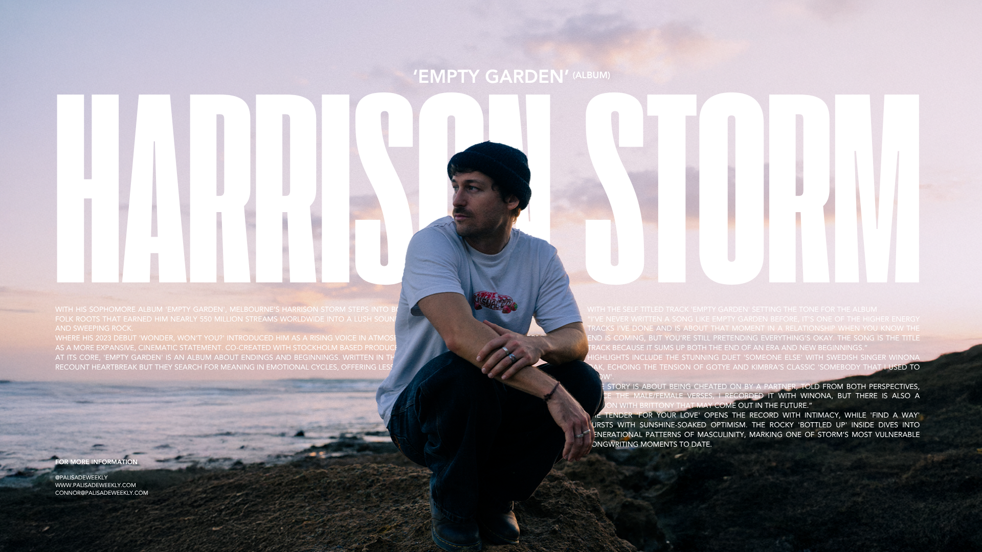 Harrison Storm Finding Renewal in the 'Empty Garden'