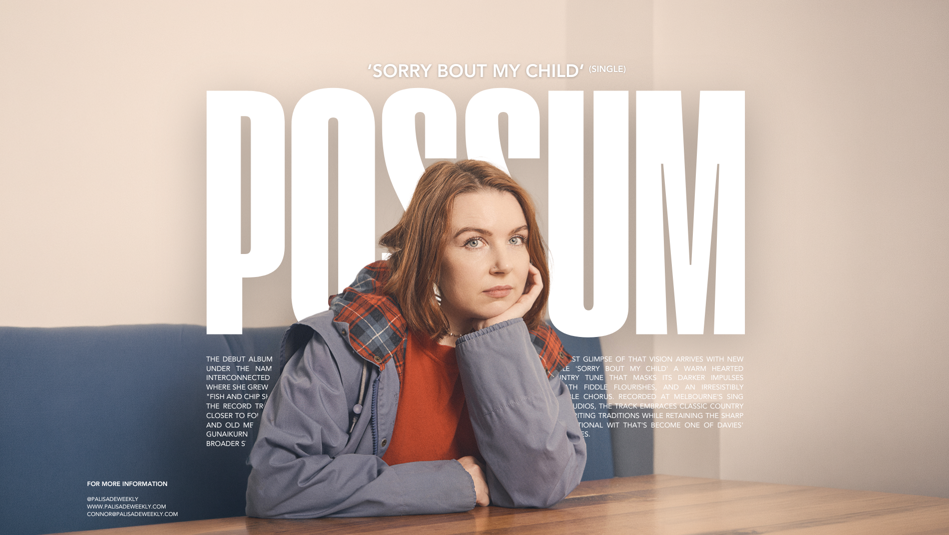 Possum Announces Debut Album With Wry Country Gem 'Sorry Bout My Child'