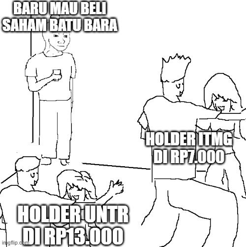 Meme pesta dividen jumbo saham batu bara