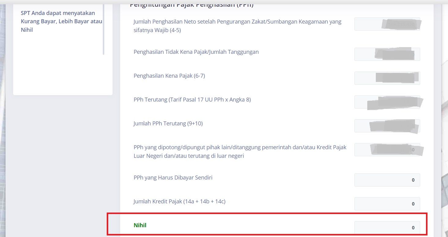lapor pajak tahap 13
