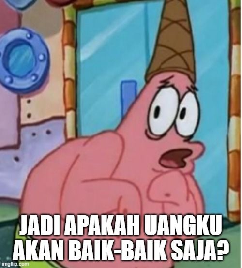 meme patrick terkait risiko fraud hingga scam