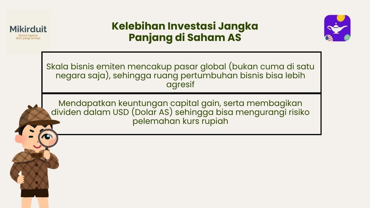 Kelebihan investasi jangka panjang di saham AS