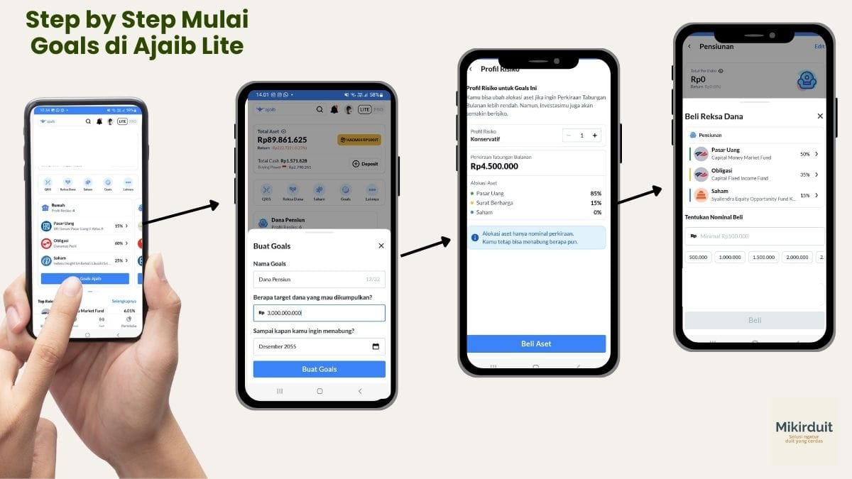 menggunakna ajaib lite