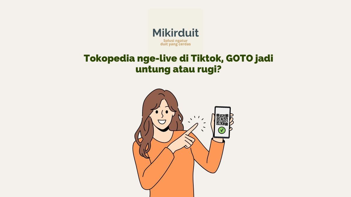 saham GOTO setelah menjual Tokopedia ke Tiktok