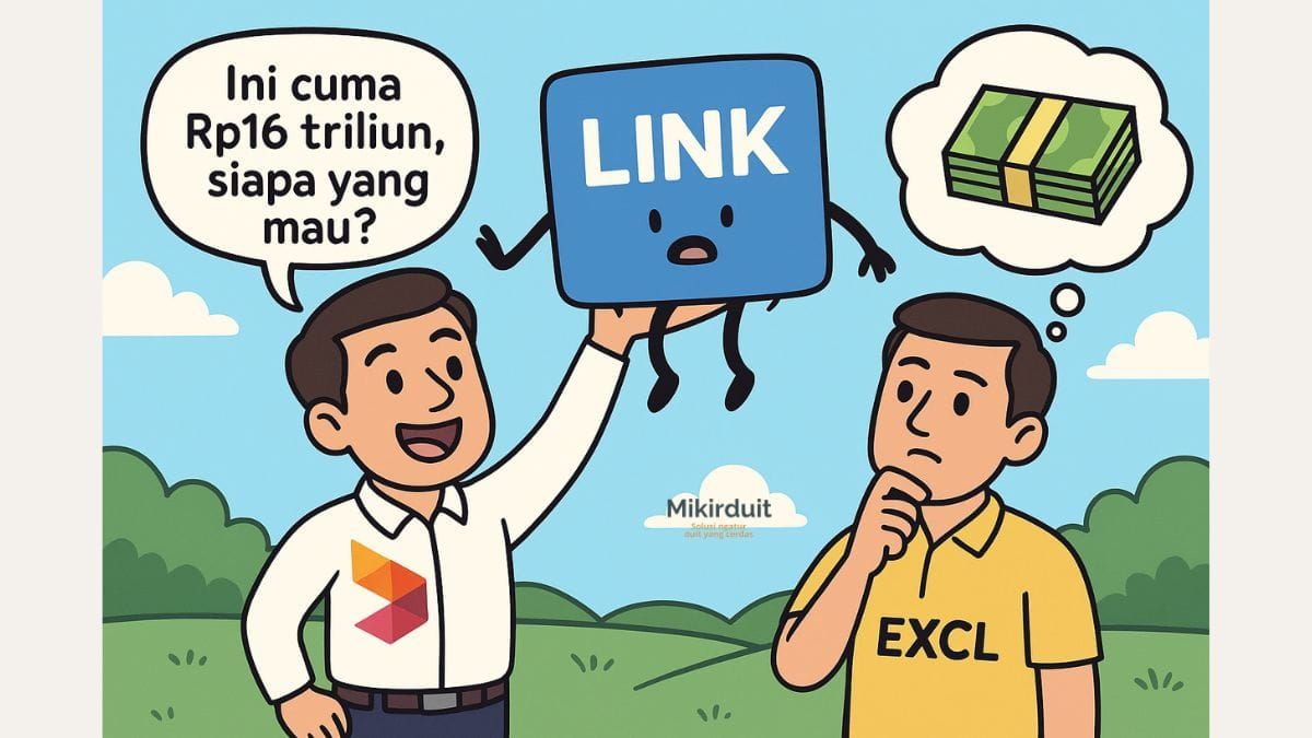 saham EXCL LINK dan AXIATA