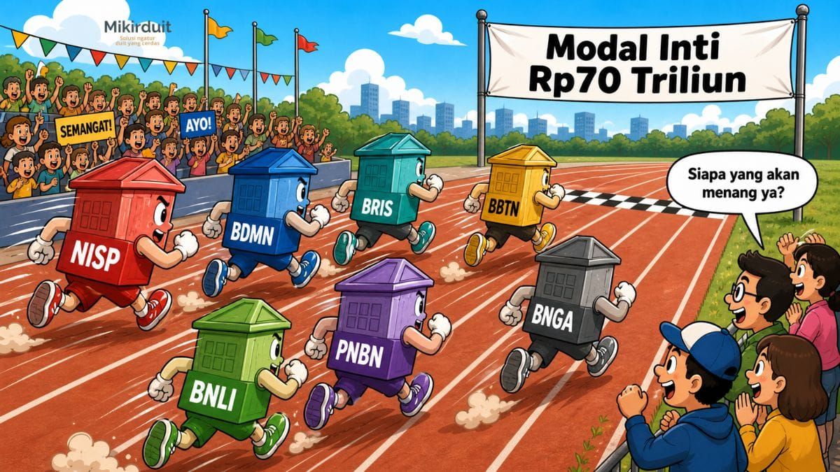 saham bank menengah