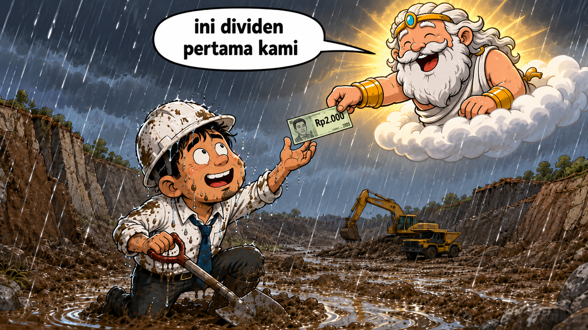 Aksi Korporasi Saham Grup Bakrie BUMI, BRMS, dan DEWA Saat Market Loyo