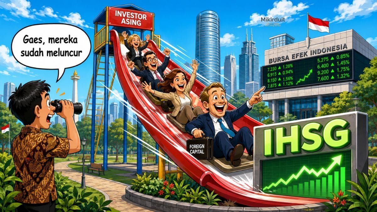 investor asing mulai masuk ke saham Indonesia