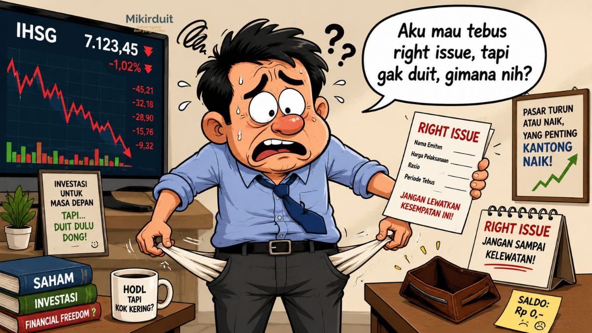 saham right issue