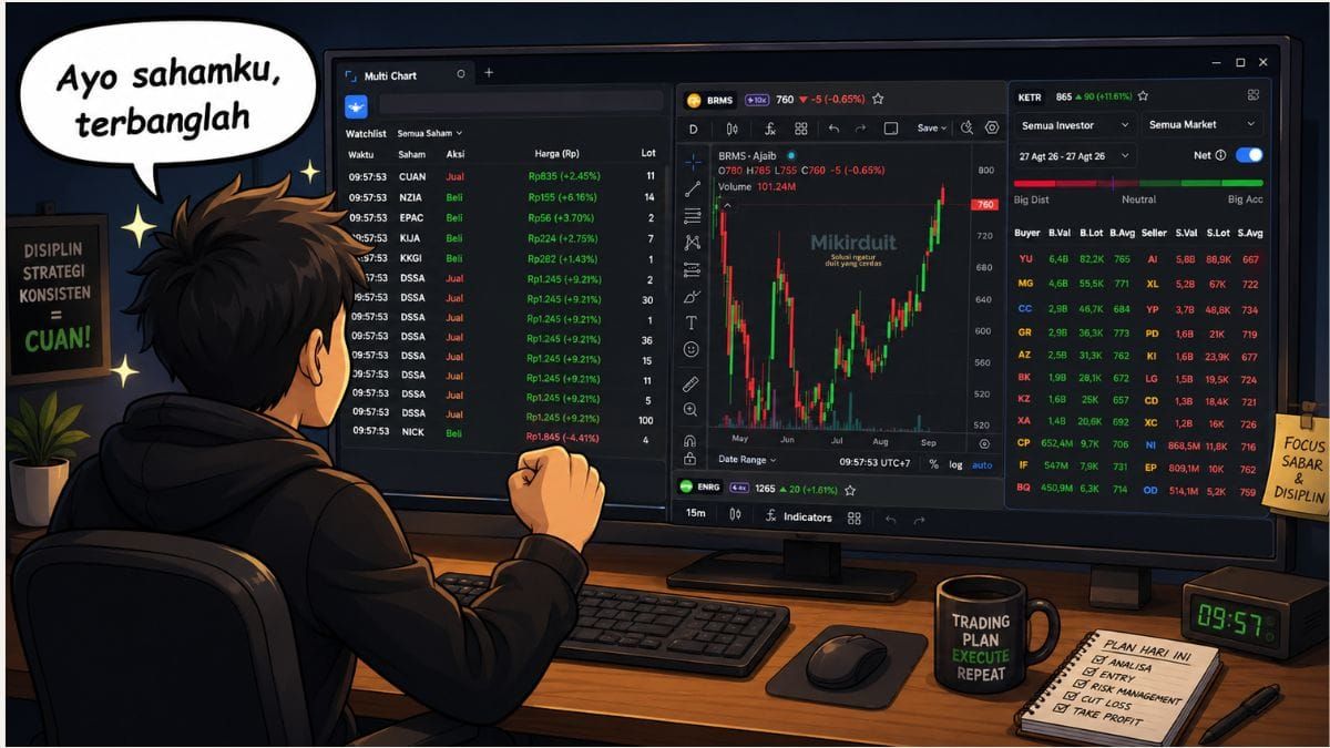 fitur trader saham
