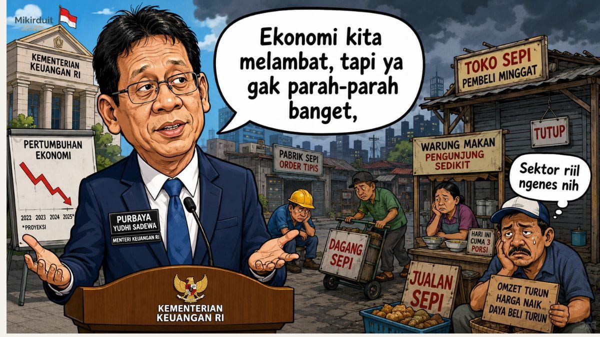 sinyal perlambatan ekonomi indonesia di saham bank