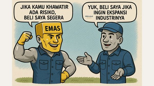 rasio emas dan perak dan hubungannya dengan saham