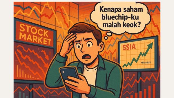saham rugi tapi harganya naik