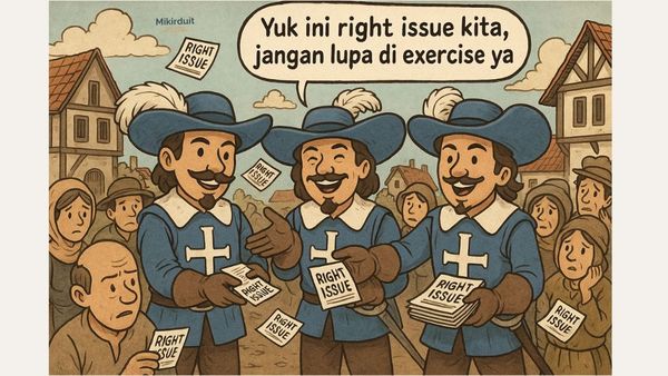 saham TOWR, MINA, dan WIFI berencana right issue di Juli 2025