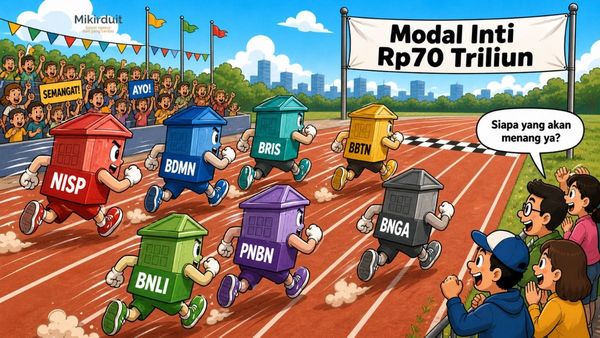 saham bank menengah