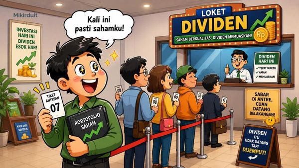saham dividen mikirduit