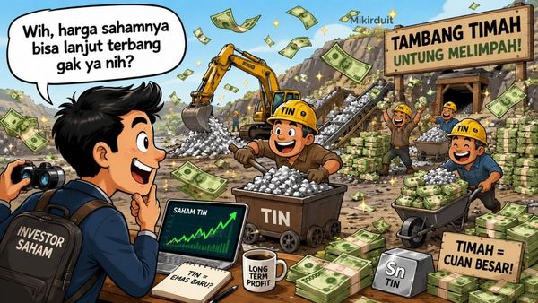 Laba TINS Meroket 1.000 Persen saat Harga Komoditasnya ke Langit Ke Tujuh, Begini Prospek ke Depannya