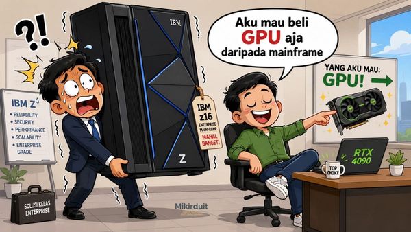 saham IBM jeblok