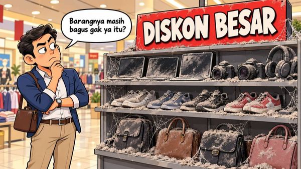 saham diskon besar