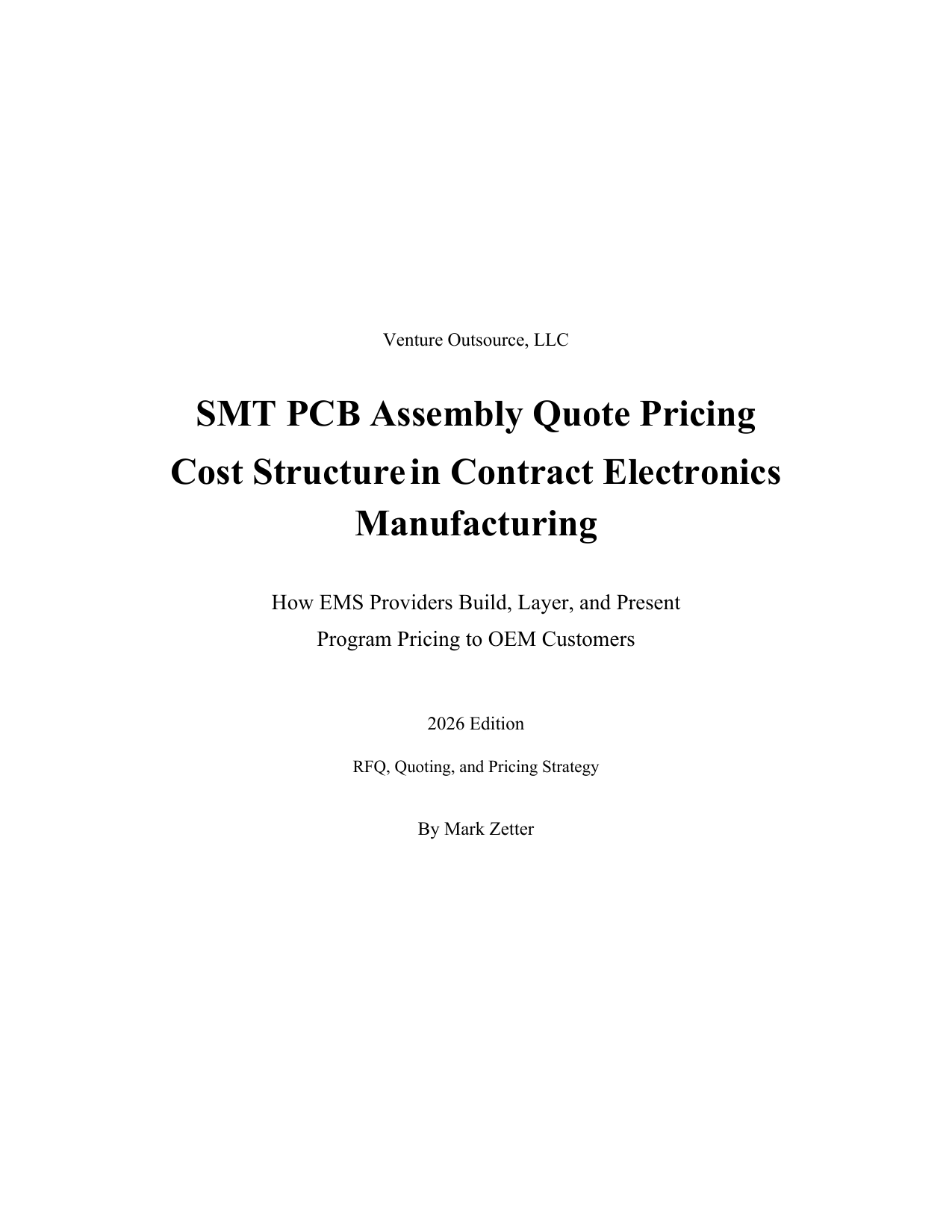 SMT PCB Assembly Quote Pricing Cost Structure in Contract Electronics Manufacturing
