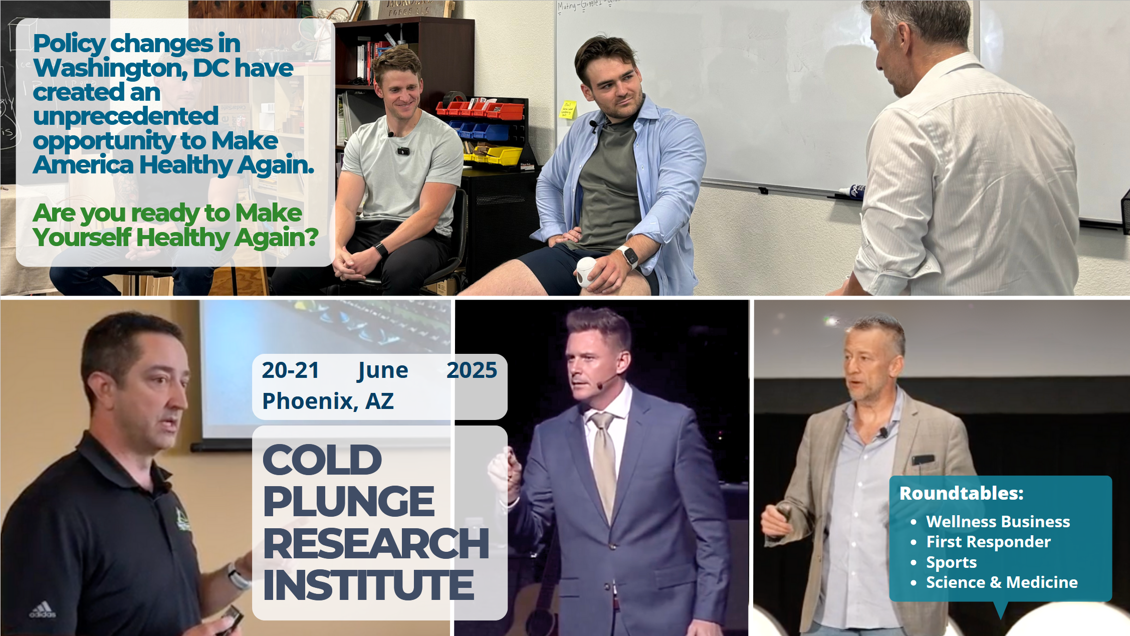 Cold Plunge Research Institute Conference, June 2025