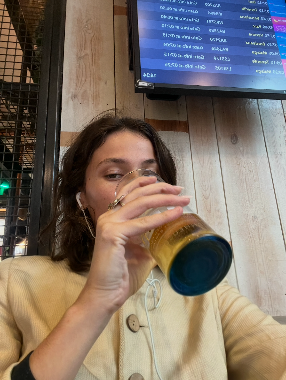 LND —> FLR Airport Beer Anthropology