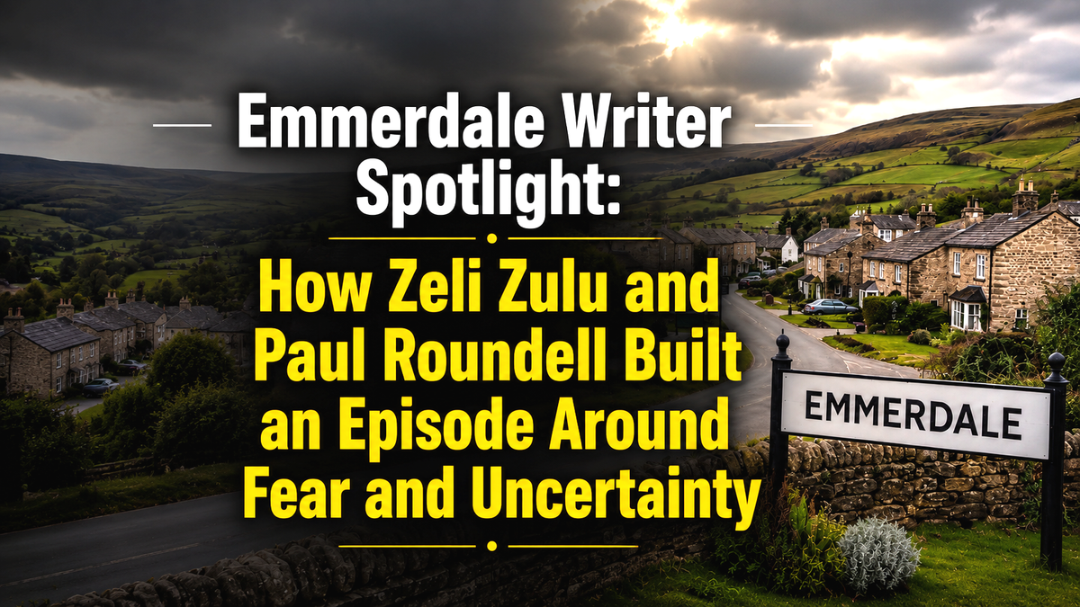 Emmerdale Writer Spotlight: How Zeli Zulu and Paul Roundell Built an Episode Around Fear and Uncertainty