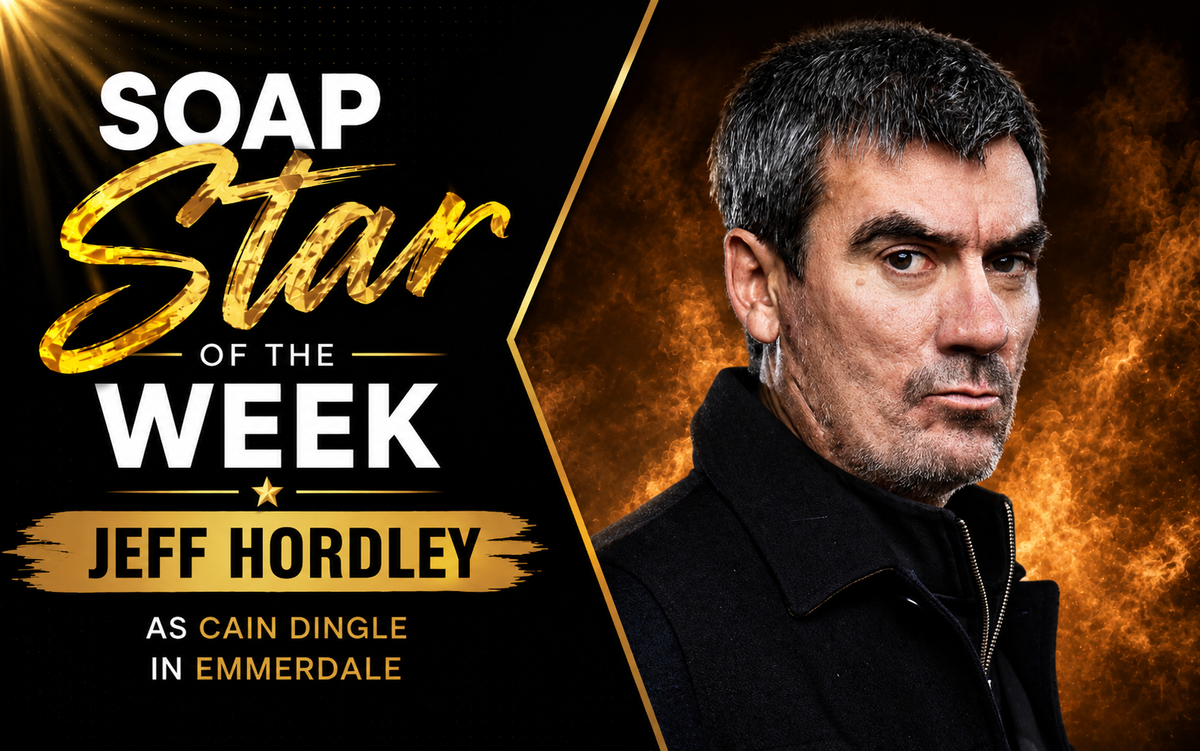 Emmerdale’s Jeff Hordley Is SoaplandTV’s Soap Star Of The Week
