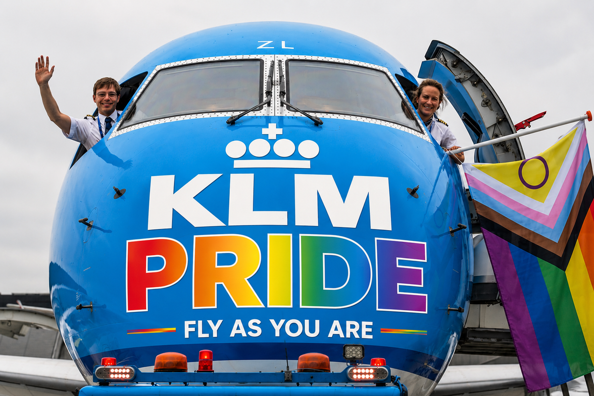 KLM Welcomes Drag Race Holland Winner Envy Peru for WorldPride Amsterdam 2026