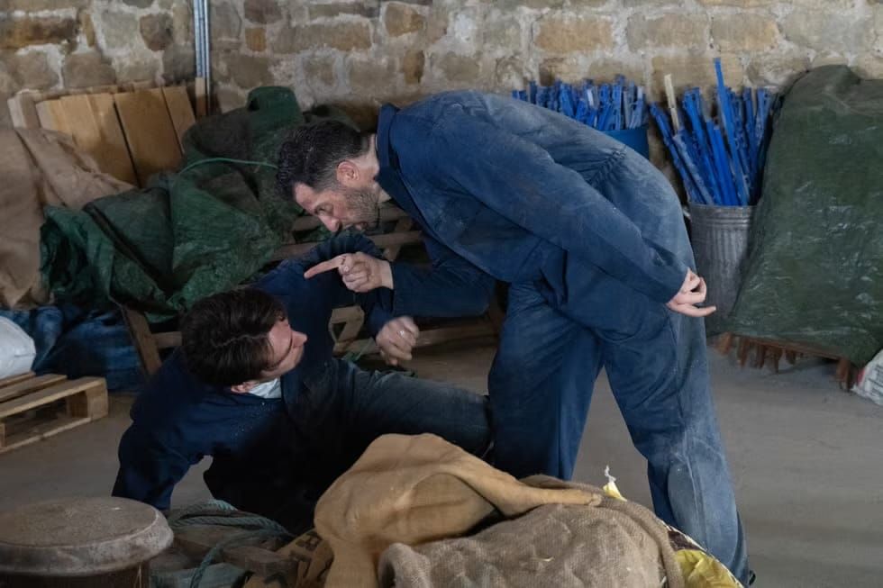 Emmerdale's Mack And Ross Showdown Ends In A Dangerous Fall
