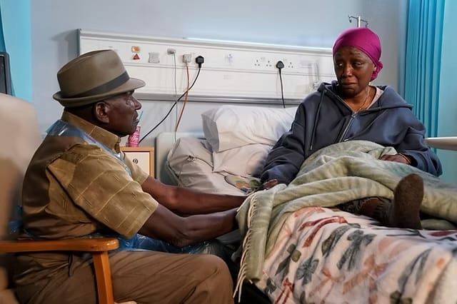 EastEnders' Patrick returns to support Denise as Sheila's manipulation deepens