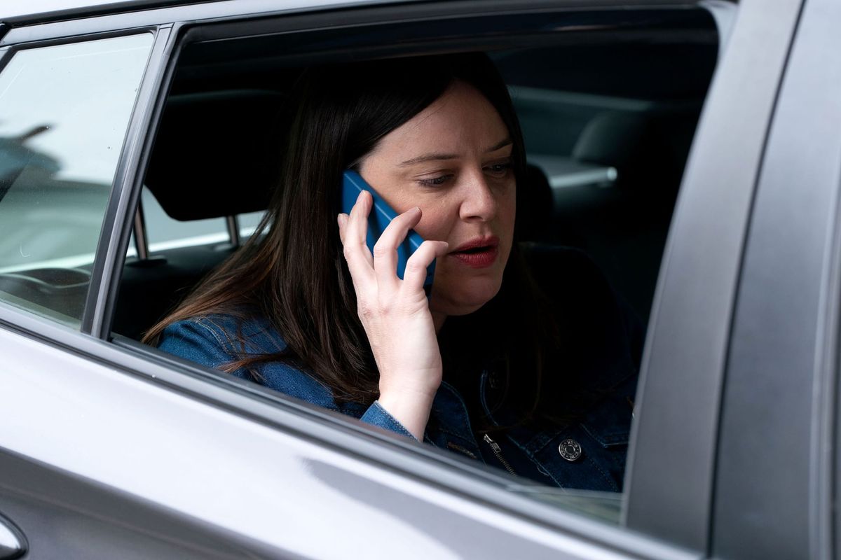 EastEnders Zoe Takes Charlie’s Taxi as Police Threat Looms