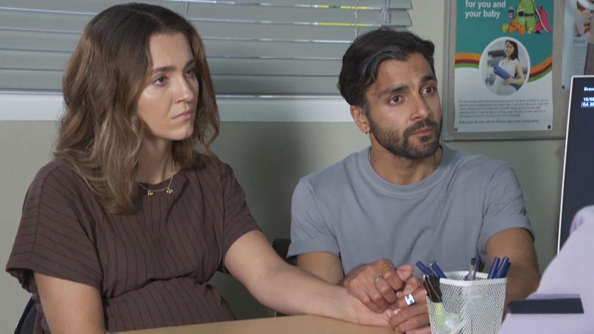 EastEnders Penny Branning’s paternity fears are overheard after her baby’s birth