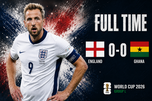 England’s Bright World Cup Start Hits A Bump Against Ghana