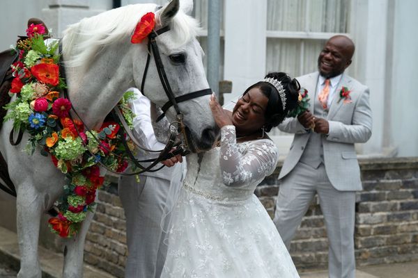 EastEnders Kim and Howie Face Wedding Reception Surprise After Vows