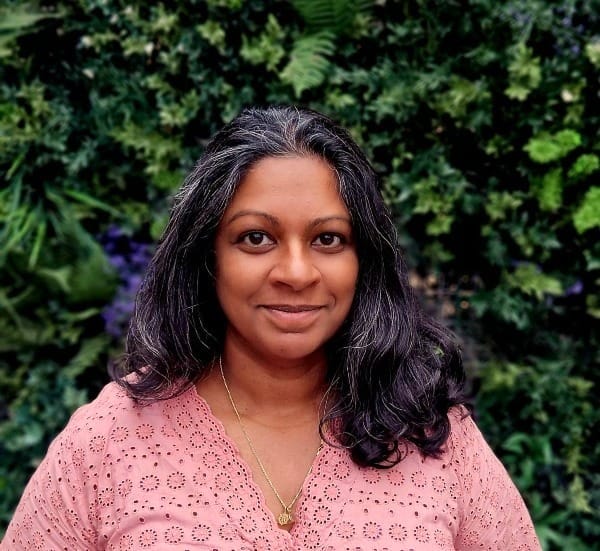 Portrait of author D.M. De Alwis