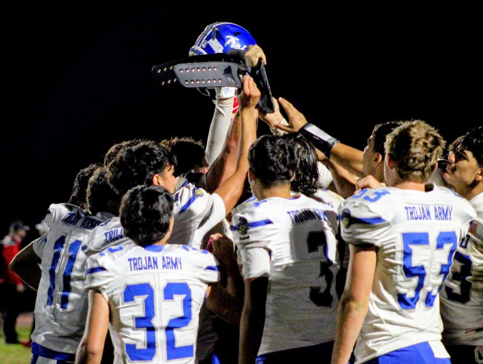 Trojan sports roundup: Varsity football takes belt in Westside Rumble, JV streak hits 36 with comeback win